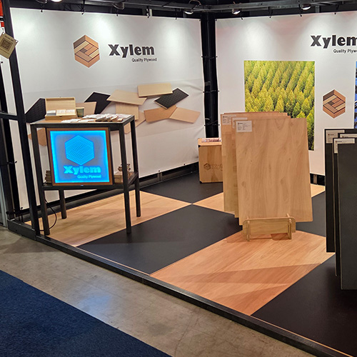 spandoek in beursframe