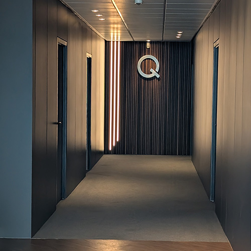 wanden plakken Q-railing